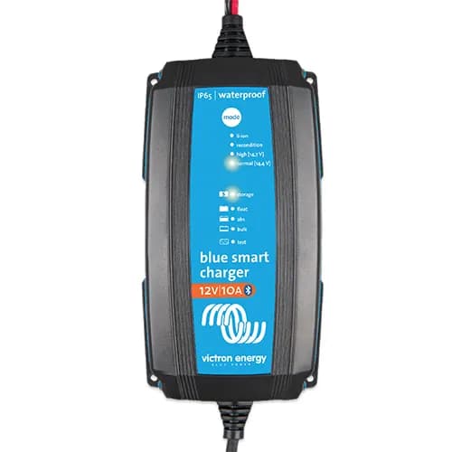 Blue Smart IP65 Charger 120VAC-12V/10A + DC Connector