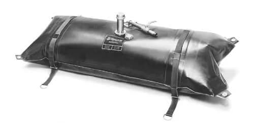 Large Holding/Diesel Tank, 80 gallon with 2 Brass Fittings Installed & 2 Straps