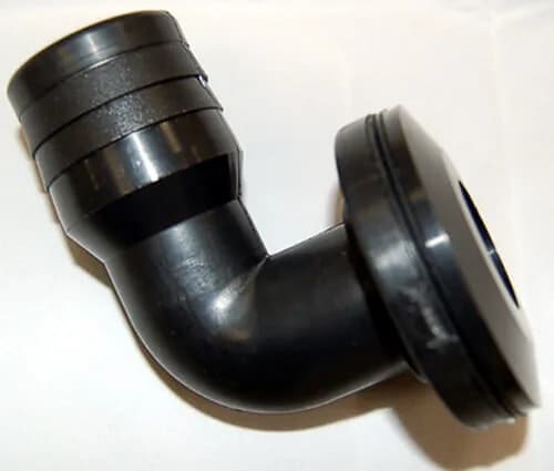 90 Degree Fill Nipple, 1-3/8" dia 