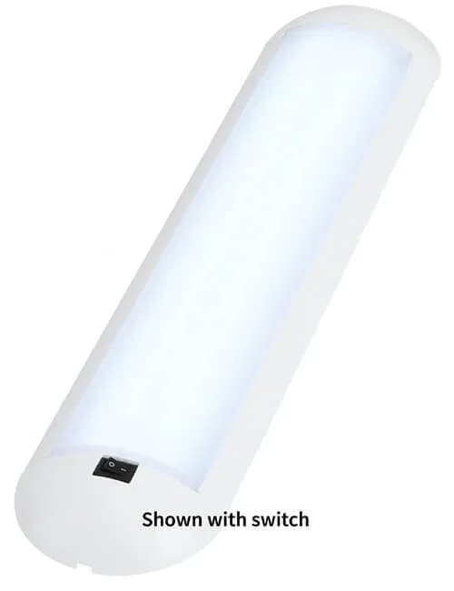 F-30.1 Stream w/sw, White, Cool White LED, 12VDC Surface-Mount Linear Fixture, 15" Length, IP40