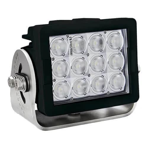 Imtra Offshore 12-LED Marine Deck Light 11-65VDC, 84W, 60°, Black Finish, IP68/69K