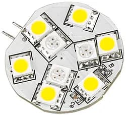 "X-Beam" Dual Color LED Replacement Bulb Blue/Cool White, 10-30VDC (1.6W), G4 Socket product image