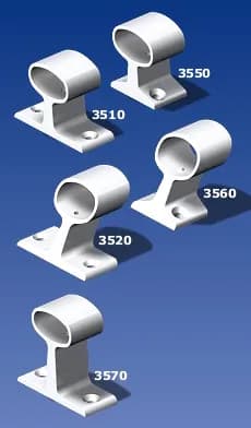 30&deg; Handrail Bracket with Screw Lock 