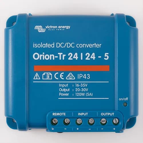 Orion-Tr DC-DC Converter 24/24V-5A (120W), Isolated