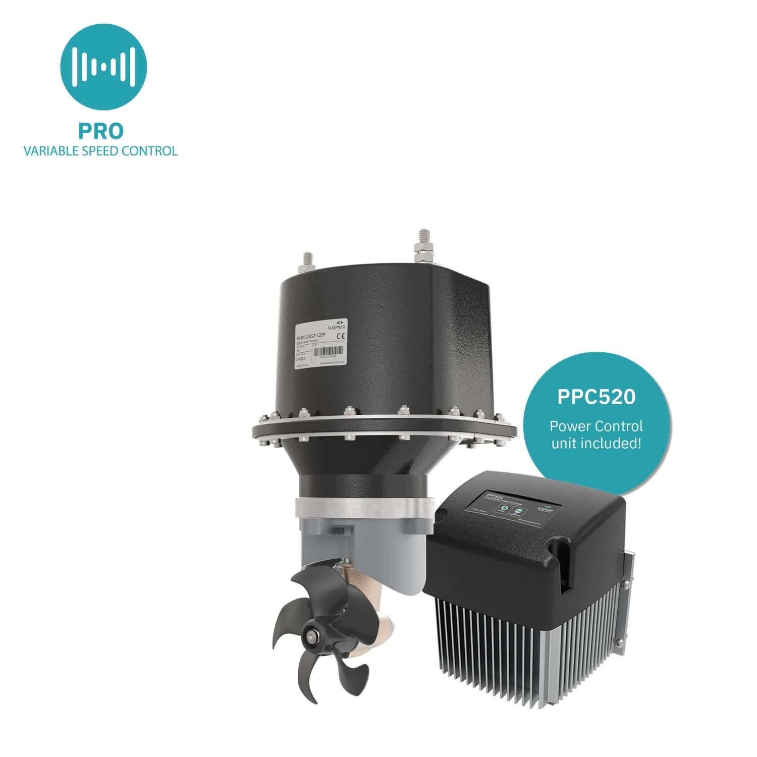 SEP40/125S THRUSTER 12V - 40KG 88LB THRUST - IP VERSION
