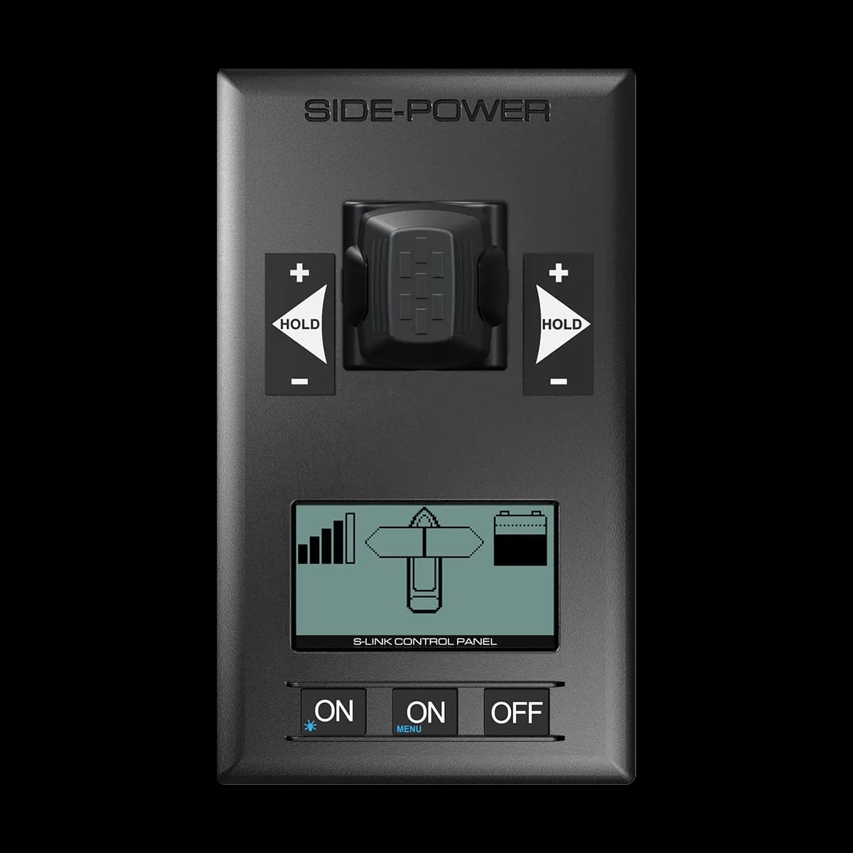 Panel, Single Joystick Proportional Thrust Control w/cover, S-Link, 12/24v, for SEP & SAC thrusters
