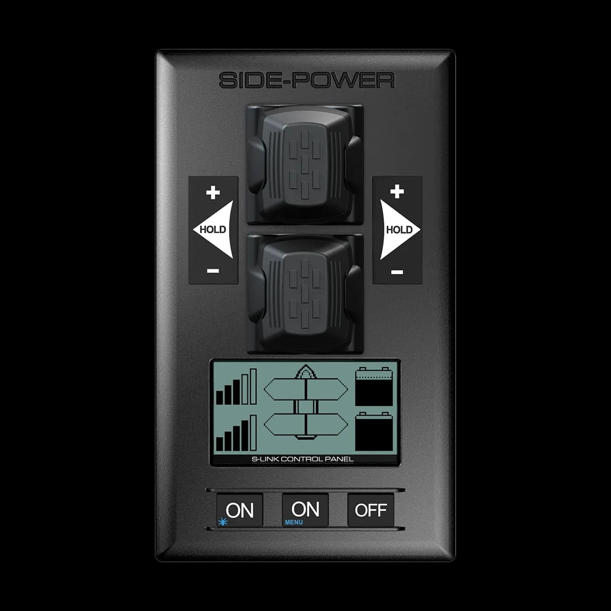 Panel, Dual Joystick Proportional Thrust Control w/cover, S-Link, 12/24v, for SEP & SAC thrusters