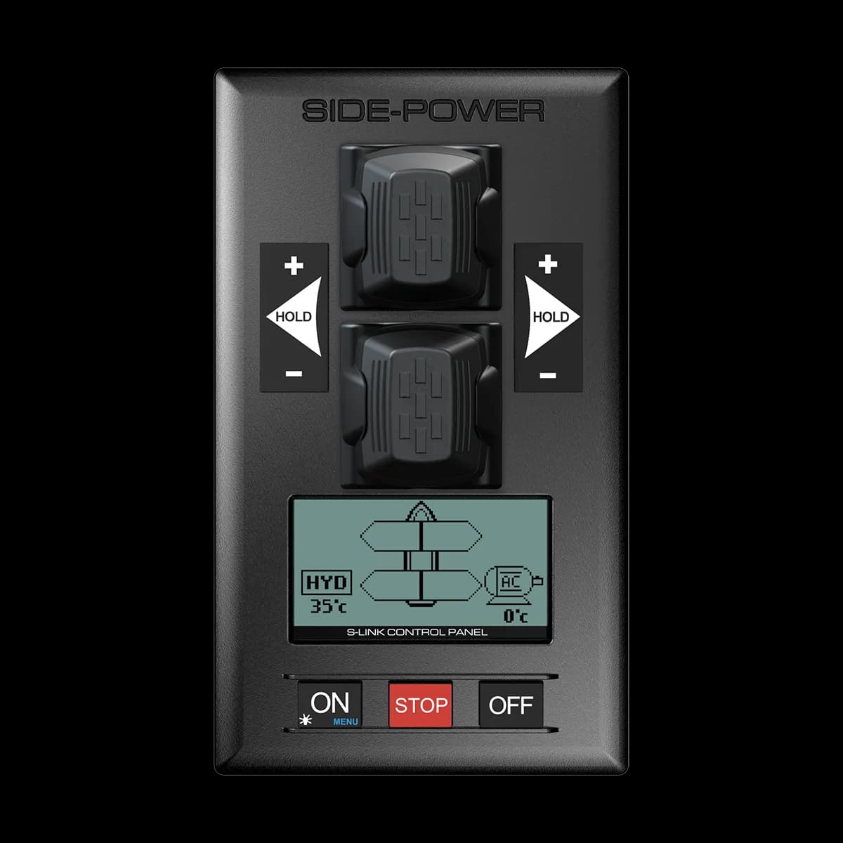 Panel, Dual Joystick Proportional Thrust Control w/cover, S-Link, 12/24v, - SEP, SAC, SH thrusters