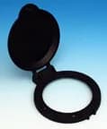 Bezel and Cover, Black, for Covered H-D Footswitch 