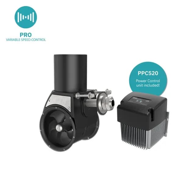 Kit: SXP35 External Pro Thruster 35kg/77lb Thrust w/Anodes Fits transoms up to 50mm in thickness