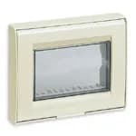 Idea IP55 Cover, 3 Modules, Ivory Support Frame Included