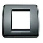 PLATE: TECH, BLACK, 2M RDCD (1M STD), ROUND, IDEA