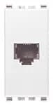 Eikon RJ11 Phone Jack, 6-Pos/4-Cond, 1M, White *Surcharge may apply if buying <20