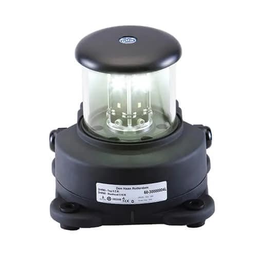 DHR60 Masthead White LED, Base-Mount, Black, 24V (11.7W), 5NM, IP66, 225° product image DHR60 Masthead White LED, Base-Mount, Black, 24V (11.7W), 5NM, IP66, 225° product image